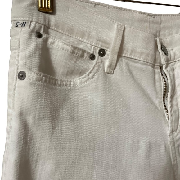 CoH White Distressed Straight Leg Jean - Sz 28 - Picture 3 of 12
